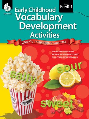 cover image of Early Childhood Vocabulary Development Activities